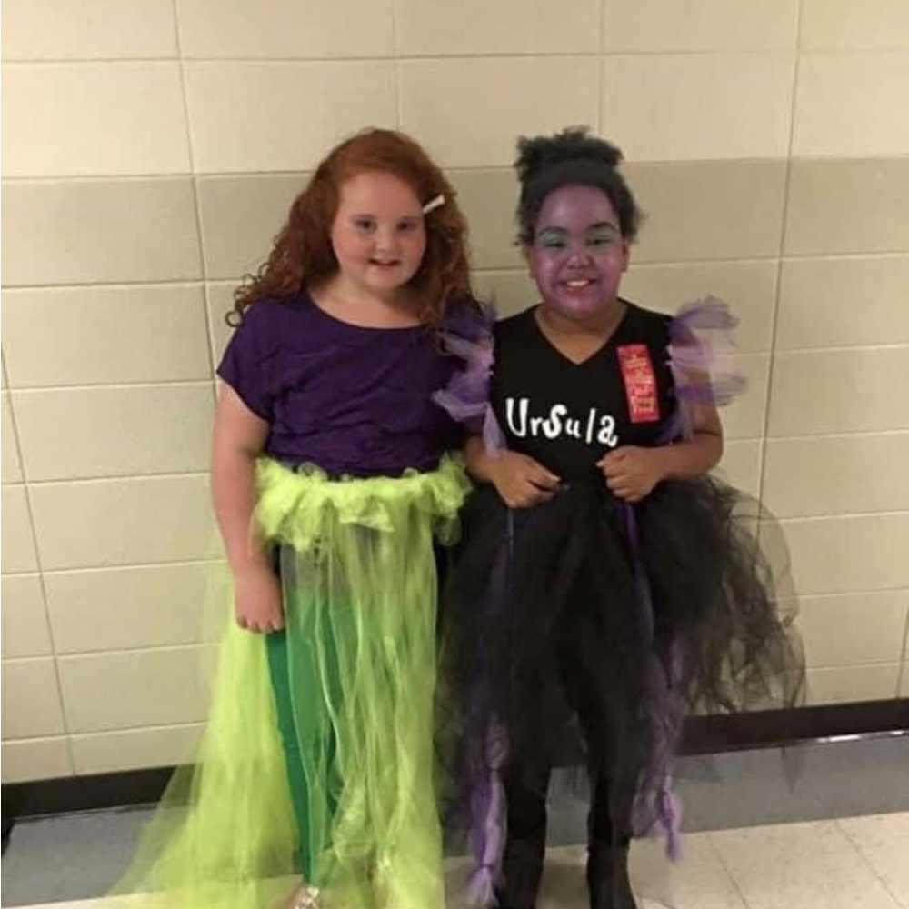 lightly worm tutu on ginger. purple for sale too. Whole ginger girl for sale.